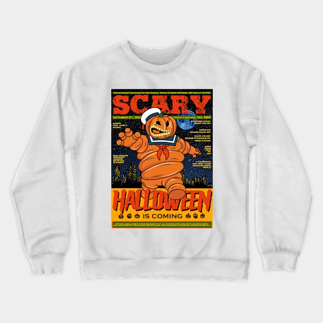 PUMPKIN ATTACKS Crewneck Sweatshirt by AlexxElizbar